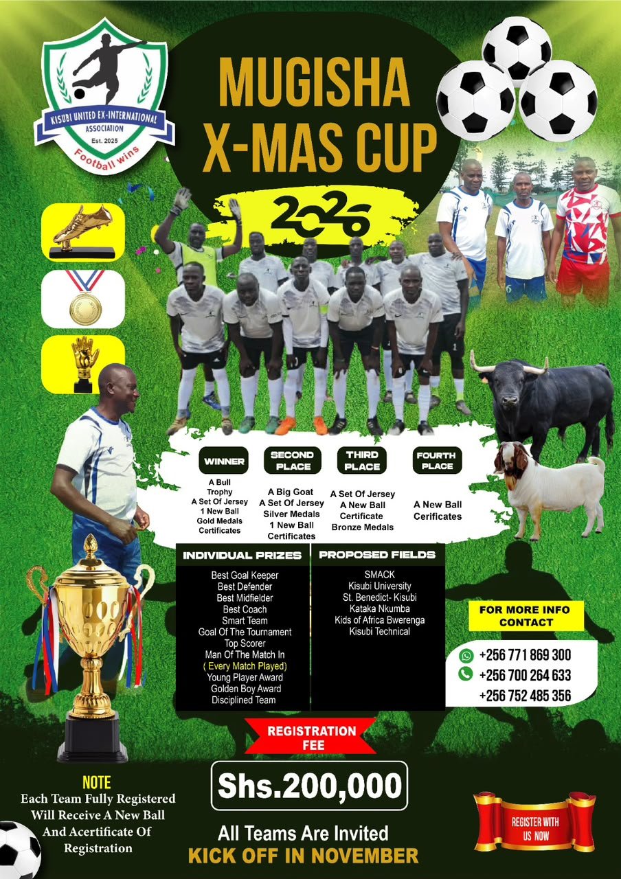 Ground set for the prestigious Mugisha Christmas Cup kick-off. 3